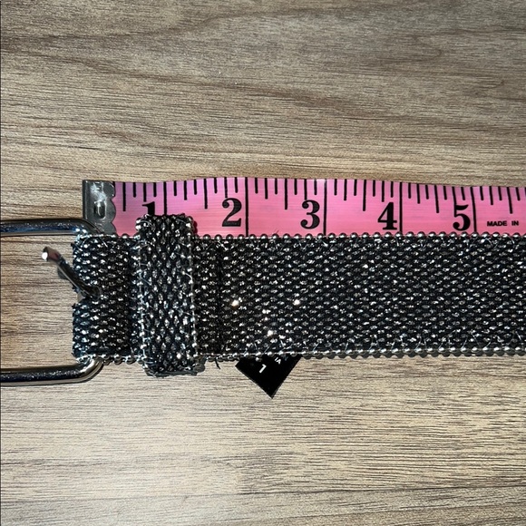 Torrid Rhinestone Chrystal Textured Belt! Beaded Bedazzled Studs. Glitter. Plus - Picture 10 of 11